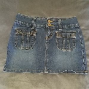 2000s Jean Mini Skirt Size 3